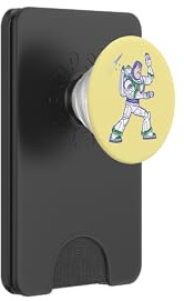 Disney and Pixar's Toy Story 5 Buzz Lightyear Retro Pose PopSockets PopWallet für MagSafe