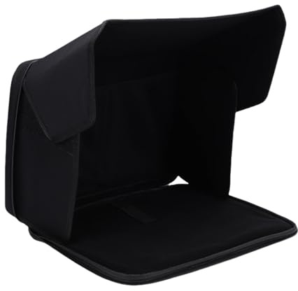 Goshyda Solskydd för Bärbar Dator, Hopfällbar Väska med Skyddshuva för Utomhusarbete, Lätt Datorsolskydd med Anti-bländande Skärmblockering, Slitstark Polyester