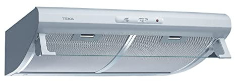 Teka C 6310 - Campana Extractora Acero Inoxidable 60 cm, Clásica e Integrada en Mueble, 3 Velocidades, 1 Motor, Iluminación LED, Color Blanco
