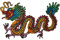 Iron On Embroidered Chinese Dragon Patch/Sew On Badge for T Shirts Bags Crafts