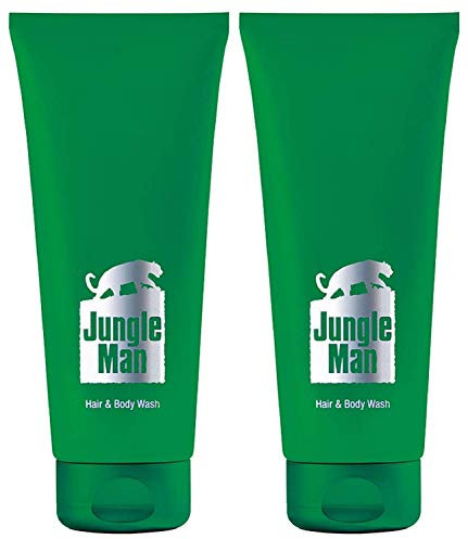 Jungle Man Haar- & Körper-Shampoo, 2 x 200 ml