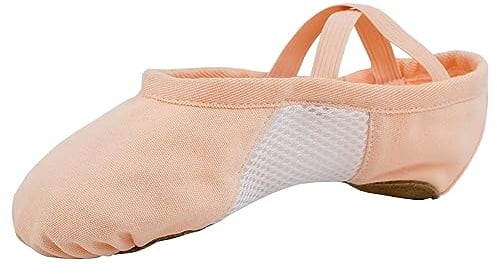 s.lemon Scarpette da Danza Classica,Tela Ballerina Scarpe da Ginnastica Ballo Pantofole per Bambina e Adulti