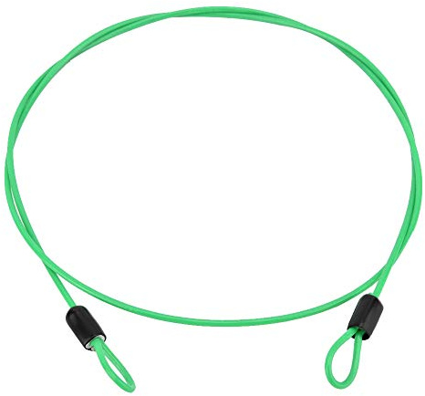 Sonew Lock Cable, 39.4in Stainless Steel Cable with Looped Ends, Security Cable Loop Wire for Protect Your Different Sizes of Bags, Suitcase, Luggage,