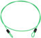 Bloqueo de Cable, 39.4in Bloqueo de Acero Inoxidable Cable de Seguridad Cable de Bloqueo de Bloqueo para Bolsas, Maletas, Equipaje, Bicicletas(Verde)