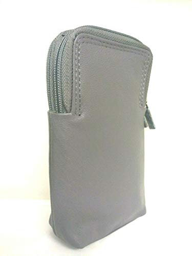 AKSHIDE, custodia doppia per occhiali, custodia per occhiali Grey Taglia unica