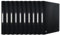 Oxford Ringbuch A4, Rückenbreite 2 cm, 2 Ringe, schwarz, 10 Stück