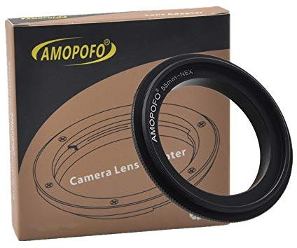 55mm to NEX Macro Reverse Ring.Adapter for macro photography.Compatible with for Sony Alpha E-Mount A6500 A6300 A5100 A6000 A5000 A3000 NEX-3 NEX-5 A7RIII A9 A7III A7 A7s A7R A7II A7RII A7SII