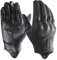 Harssidanzar Motorradhandschuhe für Herren, Leder-Touchscreen-Reithandschuhe GM028, Schwarz, Größe L