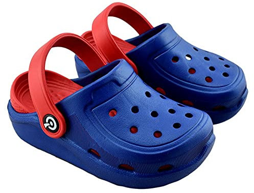 Slook - Zueco DE Goma con Tira Trasera Caucho NIÑOS Color: Navy Talla: 22