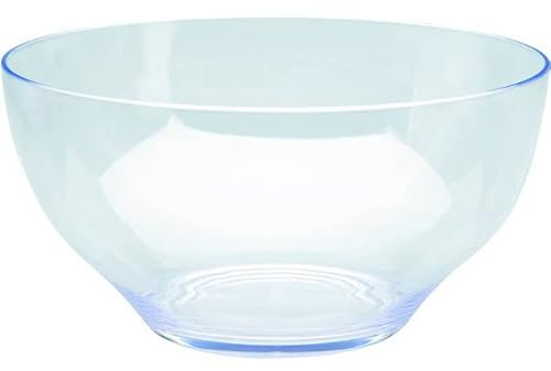Suinga - Ensaladera de frutas de acrílico transparente 4 L Lacor redondo para servir alimentos para cereales y verduras, postres