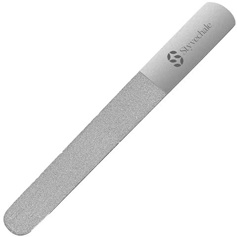 8 Nail File Diamond Deb/Dust Coated Coarse/Rough Toenail Files - Rough and Fine Sided Nail Files Podiatry Manicure Autoclavable (6)