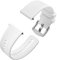 Anbeer Bracelets de Montres en Silicone pour Femme Homme, 22mm Bracelets de Montre en Caoutchouc à Déclenchement Rapide,Blanc
