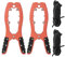 lewkefx Kayak Canoe Anchor Grip,Boat,Float Tube & Kayak Fishing Accessories,Kayak Equipment-Brush Clamp Anchor with Teeth