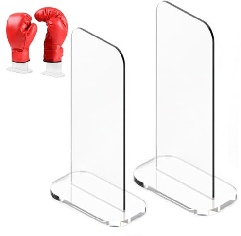 LITAITAI Boxing Glove Stand, Boxing Glove Display Stand, Vertical Boxing Glove Display Stand Baseball Glove Display Stand (Clear-1 Pack)