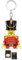 LEGO Iconic - Llavero de Navidad con diseño de cascanueces con luz LED, blanco, 9cm