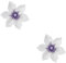 TOPBATHY 2St Wanddekoration Keramik-Wandkunst hängend Ornament künstliche Pflanzen 3D- Stereo Clematis schmücken Blumen Skulptur Hintergrundblume aus Keramik Dekorationen