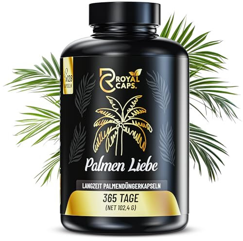 RoyalCaps Langzeit Palmendünger in Kapselform - Organischer Langzeit Palmendünger (48 Kapseln)