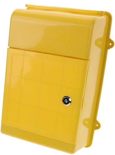 HANABASS Wandmontierter Briefkasten Abschließbar Wetterfest Für Spenden Vorschläge Schlüsselrückgabe Große Outdoor-briefkasten Für Büro Und Zuhause