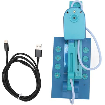 FLEXMAN 4K USB Dokumentenkamera, Tragbare 15 MP Plug and Play Webcam mit Faltbarer Kamera und Blendfreiem LED Fülllicht für Windows, OS X und Chromebooks