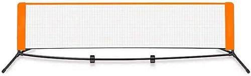 XIAGJAO Tennisnetz-Set, 6 m, schnelle Montage/Demontage, tragbares Tennisnetz mit Widerstand-Tragetasche, für Outdoor- oder Indoor-Tennis oder Badminton