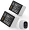 WAEUUKKPO Akku für Arlo Pro, Arlo Pro 2, 3500mAh Ersatz-Akku Wiederaufladbare Lithium-Batterien für Arlo Pro Arlo Pro 2 Kamera VMA4400 VMC4030 VM4230 VMS3230 VM4030 VM4030P (2 Stück)