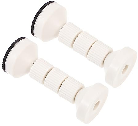Gatuida 2stücke Verstellbare Kopfteil-Stopper Bettgestell Stabilisator Anti-Shake Werkzeug Für Betten Schränke Und Tische Geräuschreduzierung Und BZW Möbelschutz Weiß Extra Large