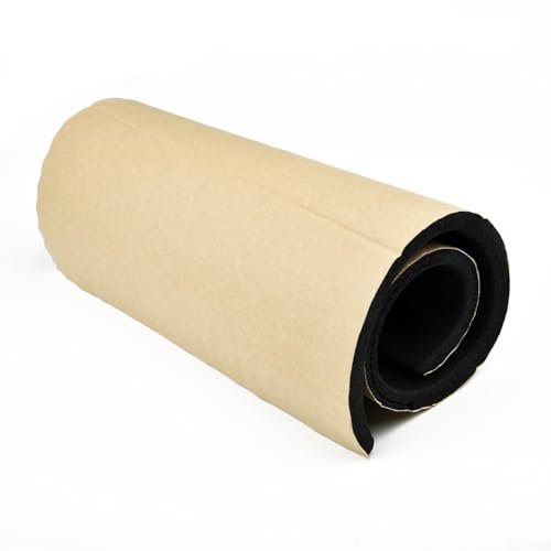 Schiuma acustica a cellule chiuse per riduzione del rumore dell'auto, 30 x 50 cm, adesivo isolante (10 pezzi)