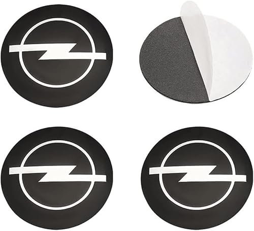 4 Stück Radkappen Aufkleber für Opel Astra L 2021-, Reifen Felgendeckel Aufkleber Nabenkappen Abzeichen Sticker Autozubehör,58MM