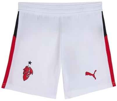 A.C. Milan Away Football Shorts 2025/2026 Season Official Product 8 Years White
