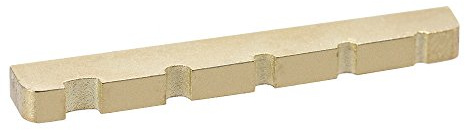 Tonysa E Bass Sattel aus Messing, Goldfarbener Upgrade für 5 Saiter Instrument, Polish Design
