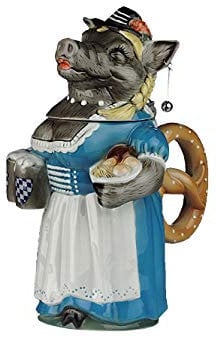 KING Chope de bière allemande Rosie Oktoberfest 1 litres