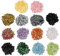 HONGXIN-SHOP Pailletten Glitzer Sequins 6 mm Lose Pailletten-Set für DIY Basteln Party Hochzeit Deko Scrapbook Kartenbasteln 14 Farben