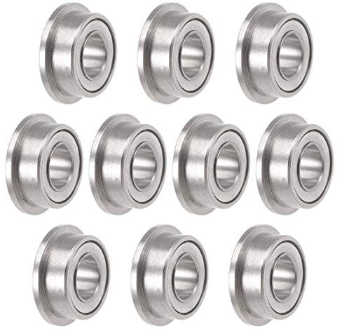 MF63ZZ Flansch Kugellager, 3 x 6 x 2,5 mm, Ergänzung für Kugellager, 10 Stück