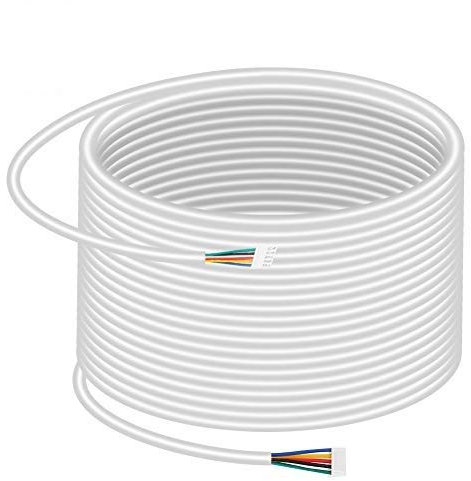 Tangxi 35M Doorbell Extension Cable 5 Core 0.5mm 2 Round Flexible Installation Copper Cable for Doorbell Access Control System