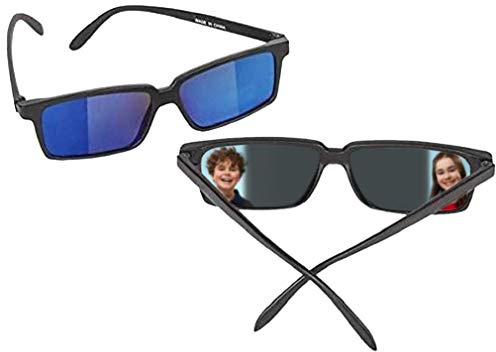 Zugar Land Top Secret Spy Glasses For Kids - Rear View Sunglasses. View Behind You! Detective Gadget. Perfect Party Favors. (1 Pack)