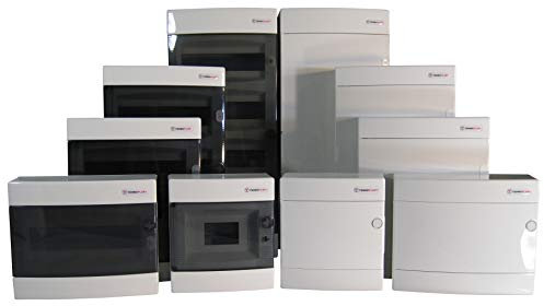 Ewh-Shop Verteilerkasten/Verteilerkasten für Unterputz IP40 mit Sichttür (12 Module)