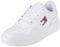 Tommy Jeans Hombre Sneaker con suela cupsole Zapatillas, Blanco (White), 45