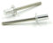 Rivetti a strappo CIECHI A TENUTA STAGNA Alluminio/Inox Testa Tonda 4.8x12.5 Spessore serrabile 6,5-8,0mm - Confezione da 500 pezzi