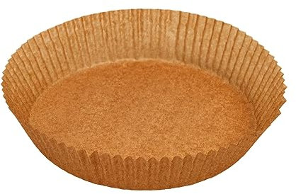 MAXI PRODUCTS - 50 Papel Premium para Freidora de Aire - Molde para AirFryer Redondo - Ø 16 x 4,5 cm - Papel Siliconado - Molde Papel Antiadherente - PARA USOS MÚLTIPLES