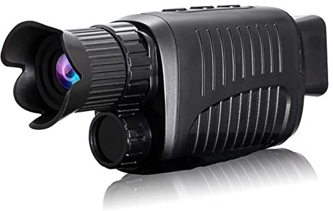 LeGDOr Digital Night Vision Monocular, 5X Infrared Night Vision Goggles Binocular with LCD Photo Video Recording Camera, Full HD Night Vision Scopes for 100% Darkness Hunting Travel Surveillance