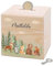 Bärenfreunde® - Personalisierte Spardose Kinder aus Holz mit Metallschloss - Spardose mit Namen mit kinderfreundlichem UV-Druck zum Sparen für Kinderträume (Waldtiere Wolkenwald)