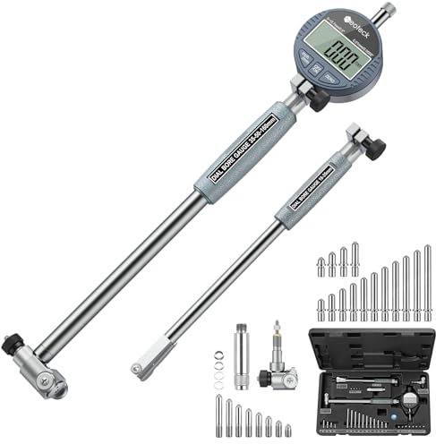 Neoteck Bohrungslehre Messuhr Set 18-160 mm Innendurchmesser Messuhr Aluminiumlegierung Hohe Präzision 0,01 mm Dial Bore Gauge Industriemesswerkzeug