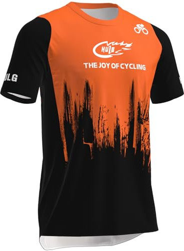 MTB Trikot,Herren Radsport Trikots,Herren Kurzarm MTB Reiten T-Shirt,Radsport Oberteile Für Männer,Motocross Shirt, BMX Trikot (Color-13,L)