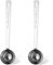Nogeqi 2 Pack Small Coffee Scoop for Ground Coffee, Long Handle Measuring Spoon, Stainless Steel 1 Tablespoon Scoop for Bean Measuring (1tbsp, 15ml)
