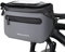 GXCROR Fahrrad Lenkertasche 4.7L mit Schnellrelease | Stabiler Träger für City & Trekking | Wasserdicht + Handyfach + Getränkehalter