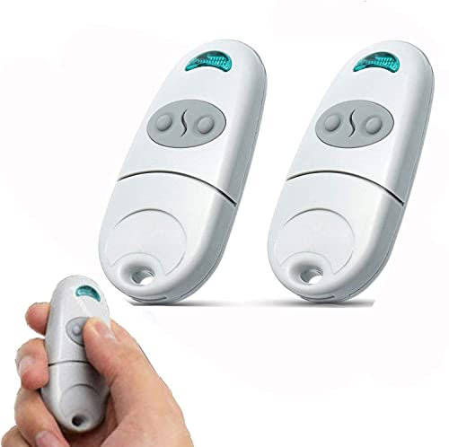 Telecommande Universelle Portail 2pcs, Télécommande Portatives 433.92MHz, Télécommande Portail Universelle Porte De Garage Compatible avec 432 NA,EE,EV
