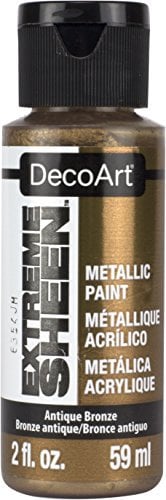 DecoArt Americana Extreme Sheen Jar of Paint, Acrylic, Antique Bronze, 59 ml (Pack of 1)
