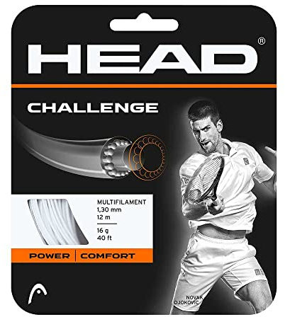 Tennissaite Head Challenge White (12 m), 1,35 mm