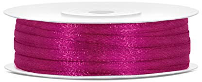 Satinband, fuchsia, 3mm/50m