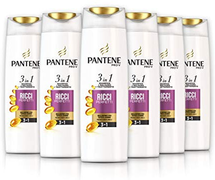 Pantene Pro-V Shampoo Perfekte Locken, mit Nährstoffen, 6er Pack (6 x 250 ml)